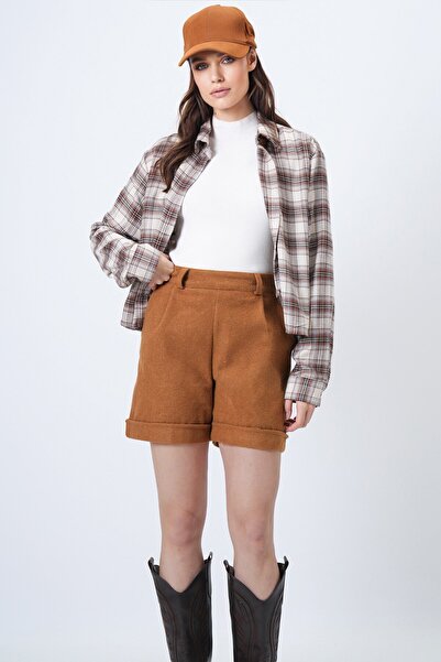 VAGGON Double Leg Double Pocket Winter Stamped Shorts