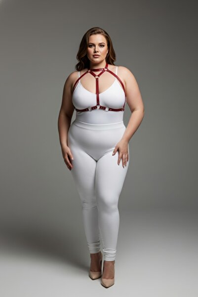 Angels Passion Plus Size Red Lingerie Set