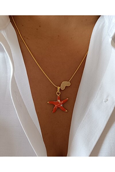 banunun takı tasarımı SEA STAR NECKLACE