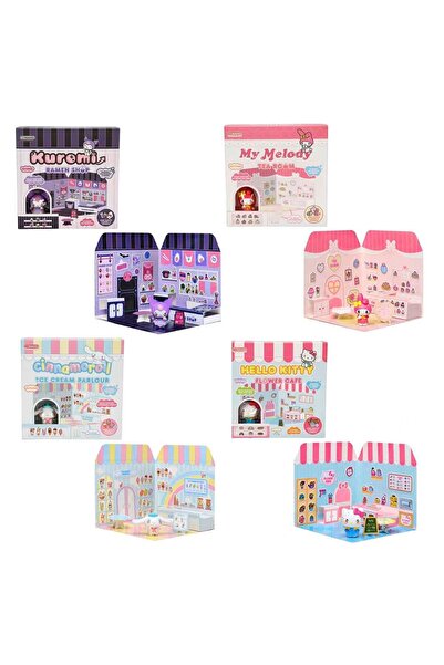 Nilly Toys 30001 SUN-CMS-OYUN SET STICKER HOUSE FOOD COURTS KUROMI CINNAMOROL...