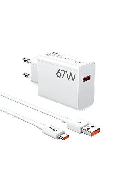 Phixi Ultimate Serisi UPD4233 33W Type-C Şarj Cihazı + USB-A Kablo – Fast Charge