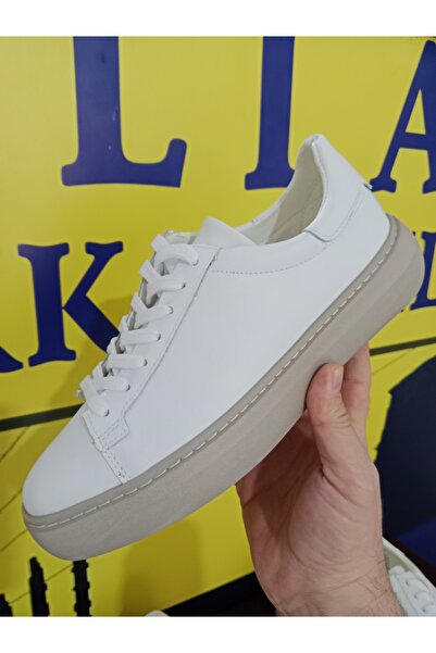 MODA White Genuine Leather Men's Shoes