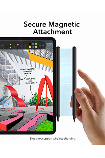 ESR Apple iPad Compatible Palm Rejection Touch Pen Black