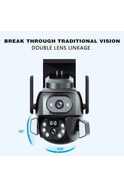 Generic CRONY CG-Q821A WIFI-4MP carecamPro APP Dual gun-ball linkage Camera