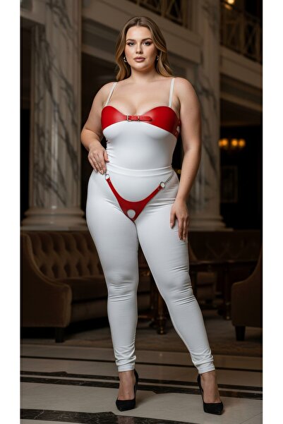 Angels Passion Plus Size Red Lingerie Set