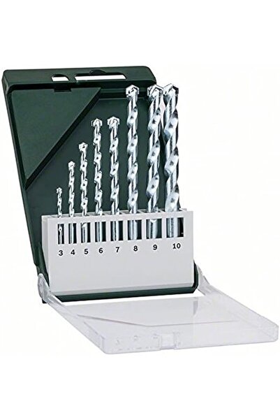 Bosch Accessories 8 pcs Masonry Drill Bit Set (Ø 3-10 mm)