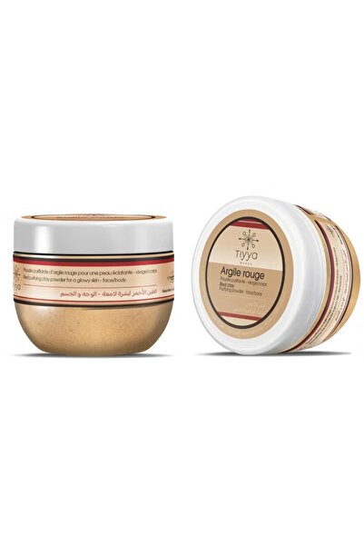 TIYYA Moroccan Red Clay – 100% Natural Mineral Clay Powder for Face & Body Masks, Rich in Iron Oxide