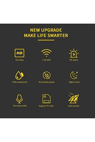 Generic Crony RBX-S10 Low Power 4G Solar Camera 5MP 1080P HD Outdoor Waterproof Bullet CCTV