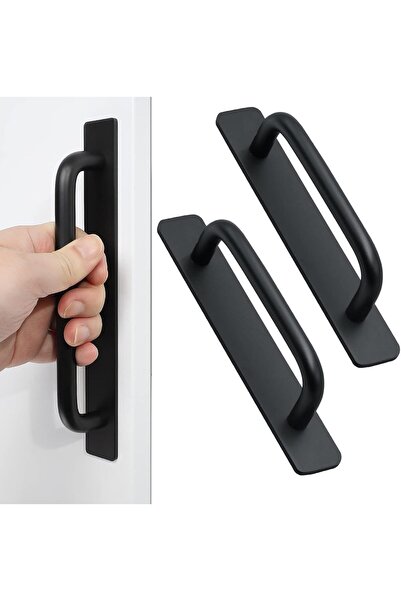 TERRIFI مقابض سحب أدراج خزانة من الألومنيوم ذاتية اللصق مع لاصق، 148 مم، أسود...