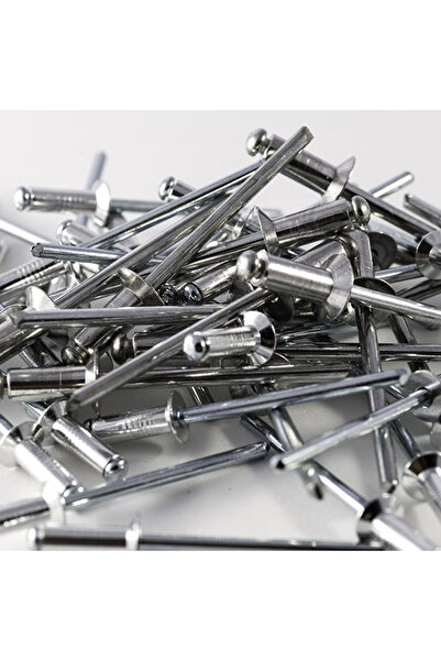 golden team 4mm x 14mm Rivets (50-piece set) – Aluminum body with steel rod for fixing metals and sheets