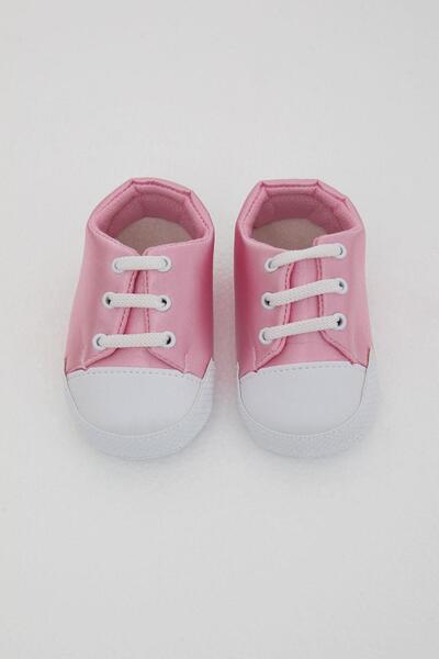 Bebiccino Baby Girl Booties Shoes Basic Size 18-19, Pink