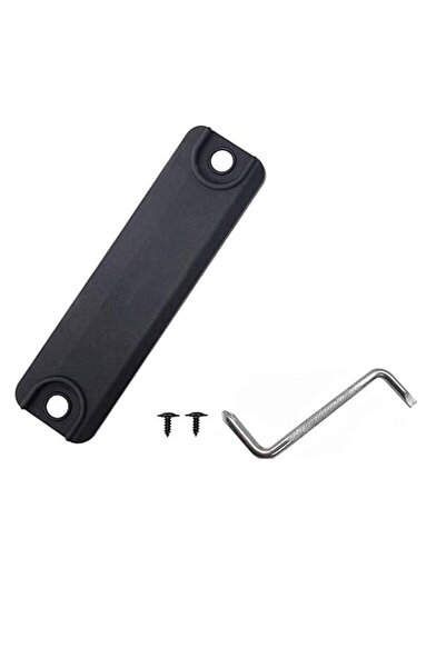 DEF غطاء مطاطي لمقبض الباب الخلفي وصندوق الأمتعة ومفتاح مزلاج الباب (أسود)