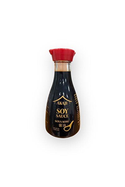 Akaji Soya Sosu 150ml, Masa Üstü Soya Sosu, Pratik Kapaklı Soya Sosu, Kolay K...