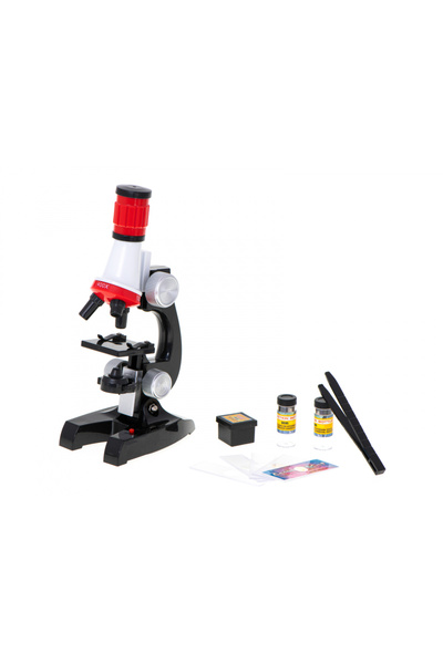 Ikonka Ikonka educational scientific microscope for children, 1200x with accessories included
