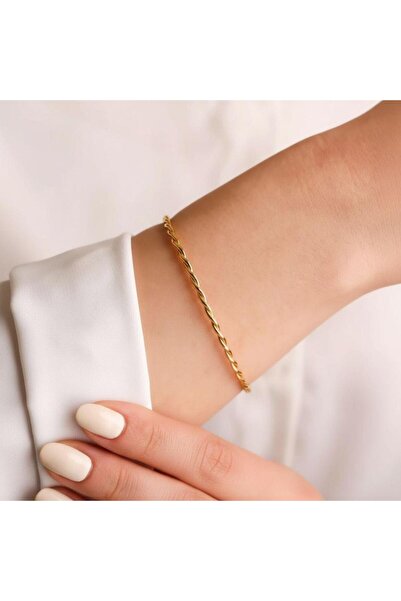 kuyumcu nurettin 18 gr (GRAM) Parlak İkili Burma 22 Ayar Altın Yatırımlık İşç...