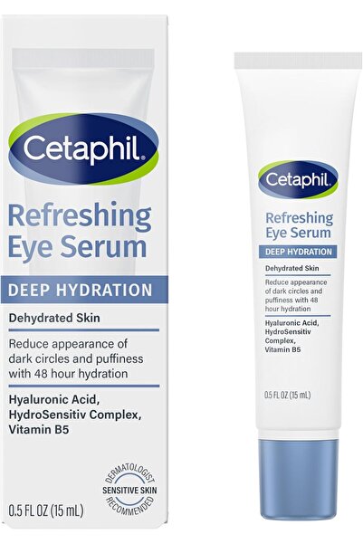 Cetaphil Deep Hydration Refreshing Eye Serum, 0.5 fl oz, 48-hour hydration fo...