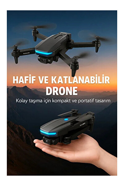 Feer Teknoloji Kameralı Mini Drone | Uygulama ve Kumanda Kontrollü, Taşıma Ça...