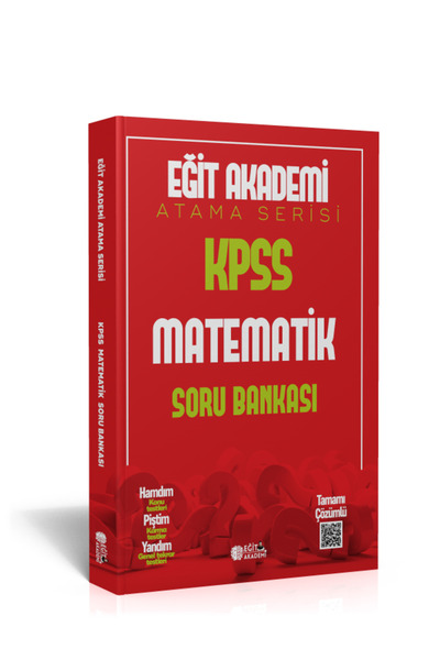 Eğit Akademi 2026 KPSS Atanma Serisi Matematik Soru Bankası Tamamı DİJİTAL Çö...