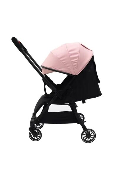 MAAS Two-way folding baby stroller with one hand; adjustable child seat in multiple positions; storage basket