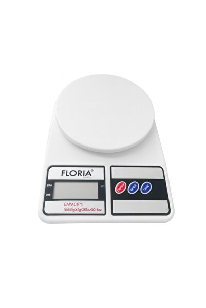 Floria Ψηφιακή ζυγαριά κουζίνας ZLN9075, Χωρητικότητα 2g-10.000g, Οθόνη LCD, ...
