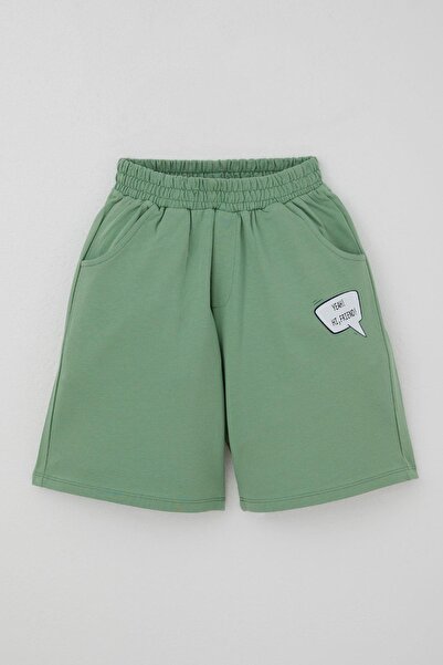 Breeze Boy's Shorts Set Jetski Enthusiast Cool Dinosaur Printed 5-9 Years Old, Beige