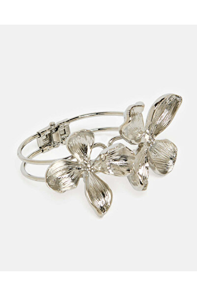 REDTAG Women Silver Floral Bracelet