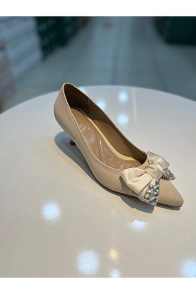 Alphus Vollex Short Heeled Stone Stylish Women's Shoes