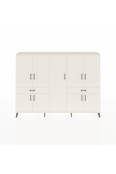 Dienni Arges Dolap 12 Raflı 2 Çekmeceli 8 Kapaklı 220x30x163 Aytaşı-Aytaşı