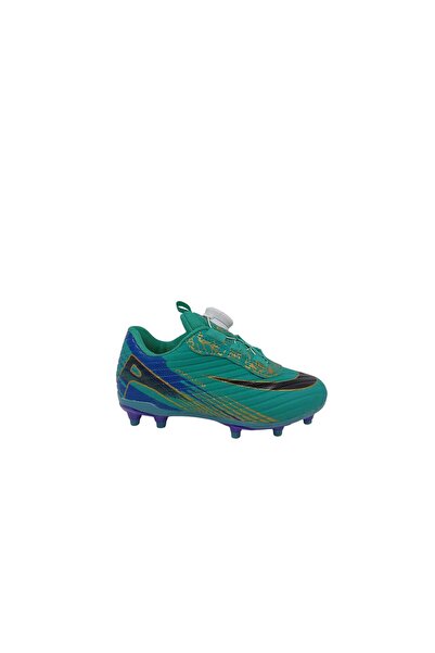 Zerhan Laliga 625 Children's Turquoise Black Mechanism Football Shoes