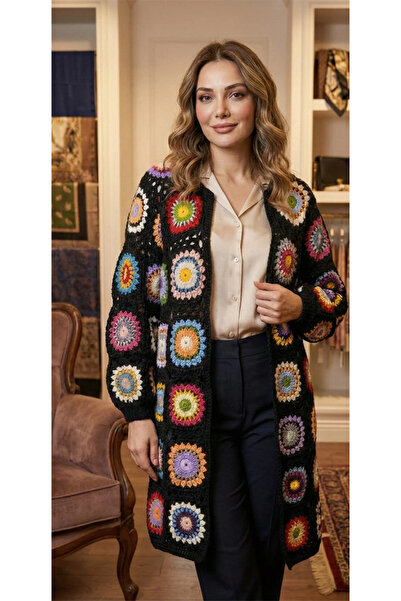 Elit Scarf Hand knitted long sleeve cardigan