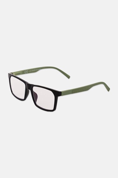 A & A Glasses Men WR-S6194S Rectangular Reading Glasses, Black