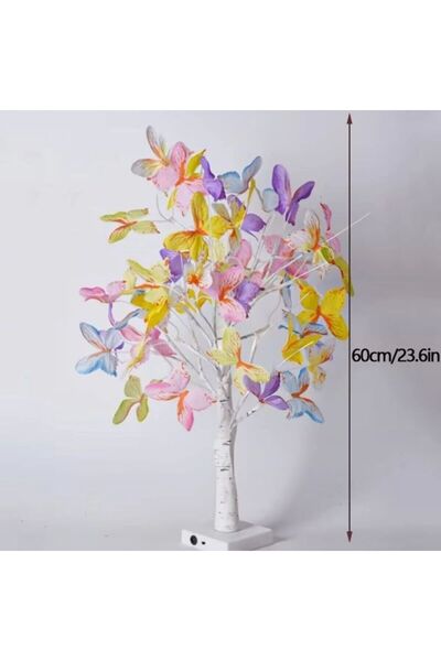 OEM Decorative LED Lamp with Butterflies – Warm White, USB/Batteries, Modern Design for Interiors
