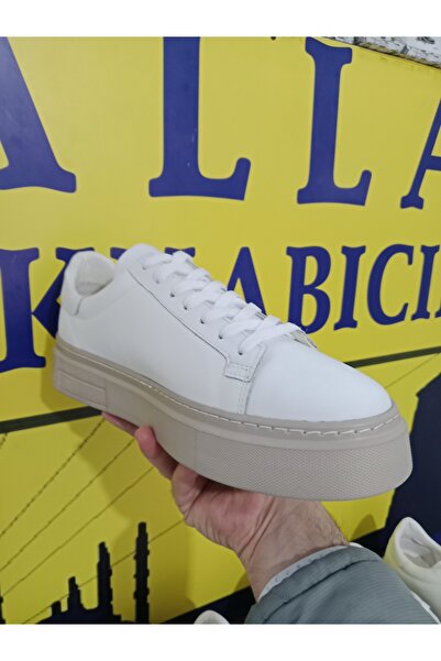 MODA White Genuine Leather Men's Shoes