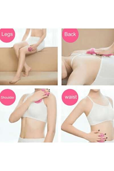 CRM Massage glove with 7 rotating rollers, CRM, muscle relaxation and circulation stimulation, green