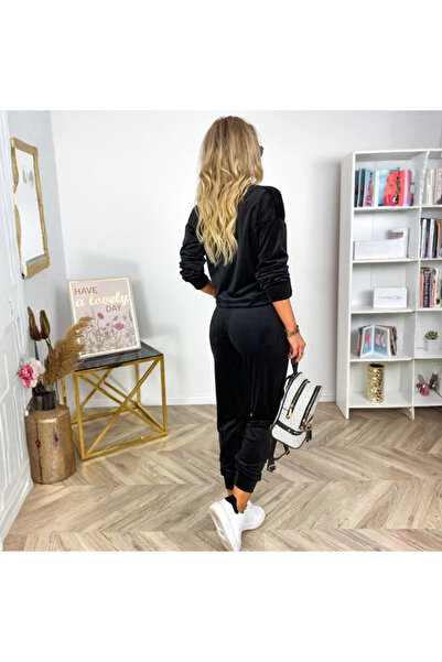 NOVALİA SOFY Velvet Tracksuit that highlights your style and enhances your figure