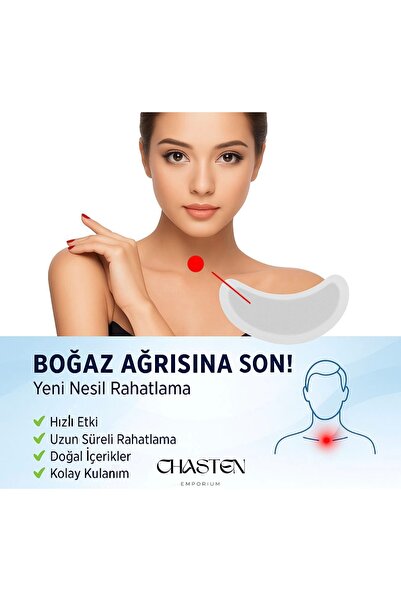 sulyra Boğaz Ağrısı Giderici Bitkisel Boğaz Yakı Bandı (2’li)