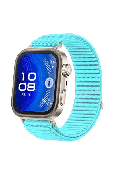 UnDePlus ساعة هواوي فيت 4/فيت 4 برو/فيت 3 حزام شبكي مموج