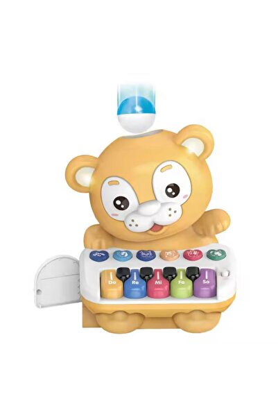 Denn Store Pian muzical pentru copii în formă de tigru – pian, bile interacti...