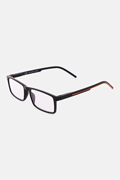 A & A Glasses Men WR-S6913S Rectangular Reading Glasses, Black