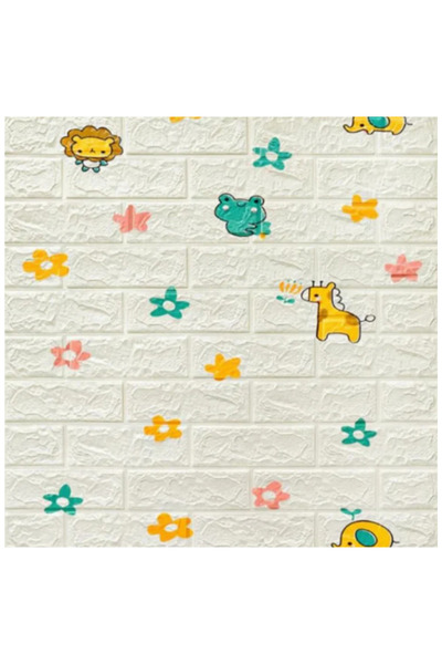 SDEPOT Set de 20 plăci de tapet S DEPOT®, grosime 3 mm, 70x77 cm, imitație cărămidă, model pentru copii