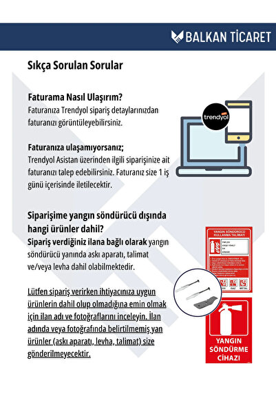 Balkan Ticaret 1Kg Yangın Tüpü Ruhsata Uygun 4 Yıllık TSE HYB CE Belgeli KKT ABC