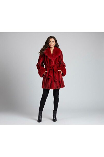 Rabiossa KADIN KÜRK KEMERLİ ORTA BOY