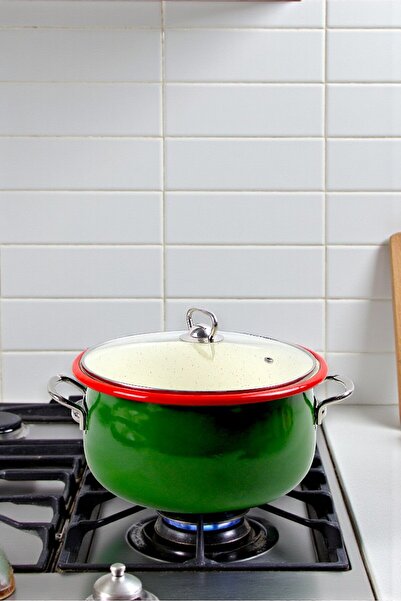 İnci Emaye 26 No. Enamel Cookware, Serving, Dining Camping, Picnic, Dowry