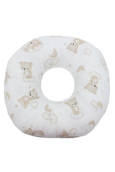 PRICHINDEL Pernă postnatală, ursuleț de pluș crem pe norișor, multicolor, 42 ...