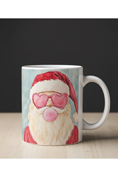 sartre art كوب خزفي هدية بتصميم عيد الميلاد ورأس السنة الجديدة مع عبارة 'سانت...