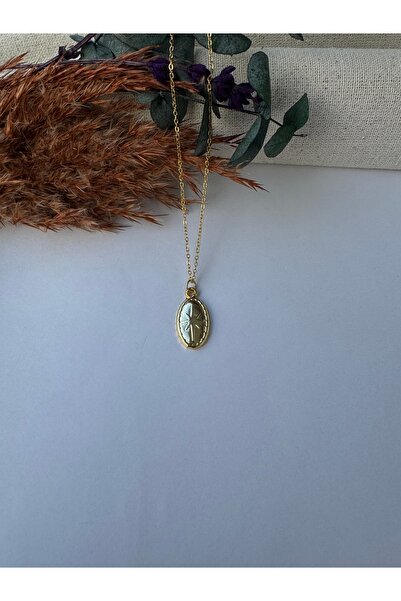 M Miel Kutup yıldızı model paslanmaz çelik kolye