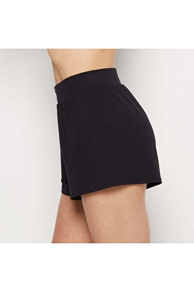 La senza قميص نوم قصير باللون الأسود