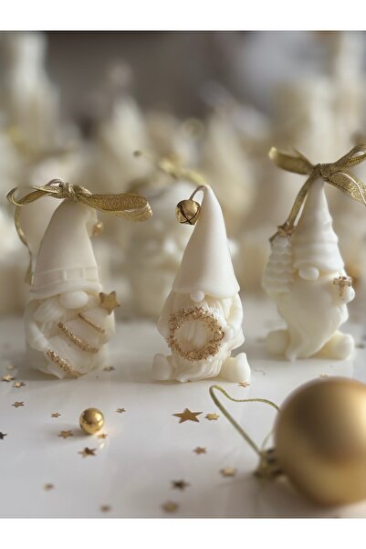 Jelamier Je’lamier Yılbaşı Koleksiyonu 3’lü Cüce (Gnome) Dekoratif Kokulu Soy...