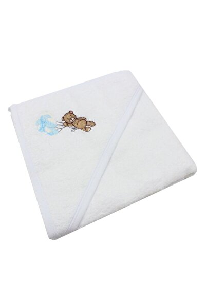 PRICHINDEL Prosop cu glugă Martinel ursulețul cu baloane albastre, bumbac, al...