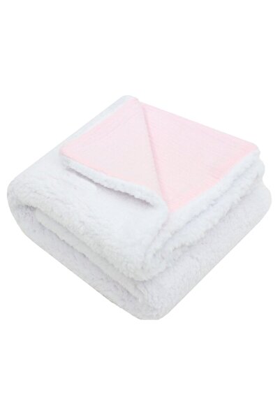 PRICHINDEL Deluxe blanket, Teddy on one side and muslin cotton on the reverse...